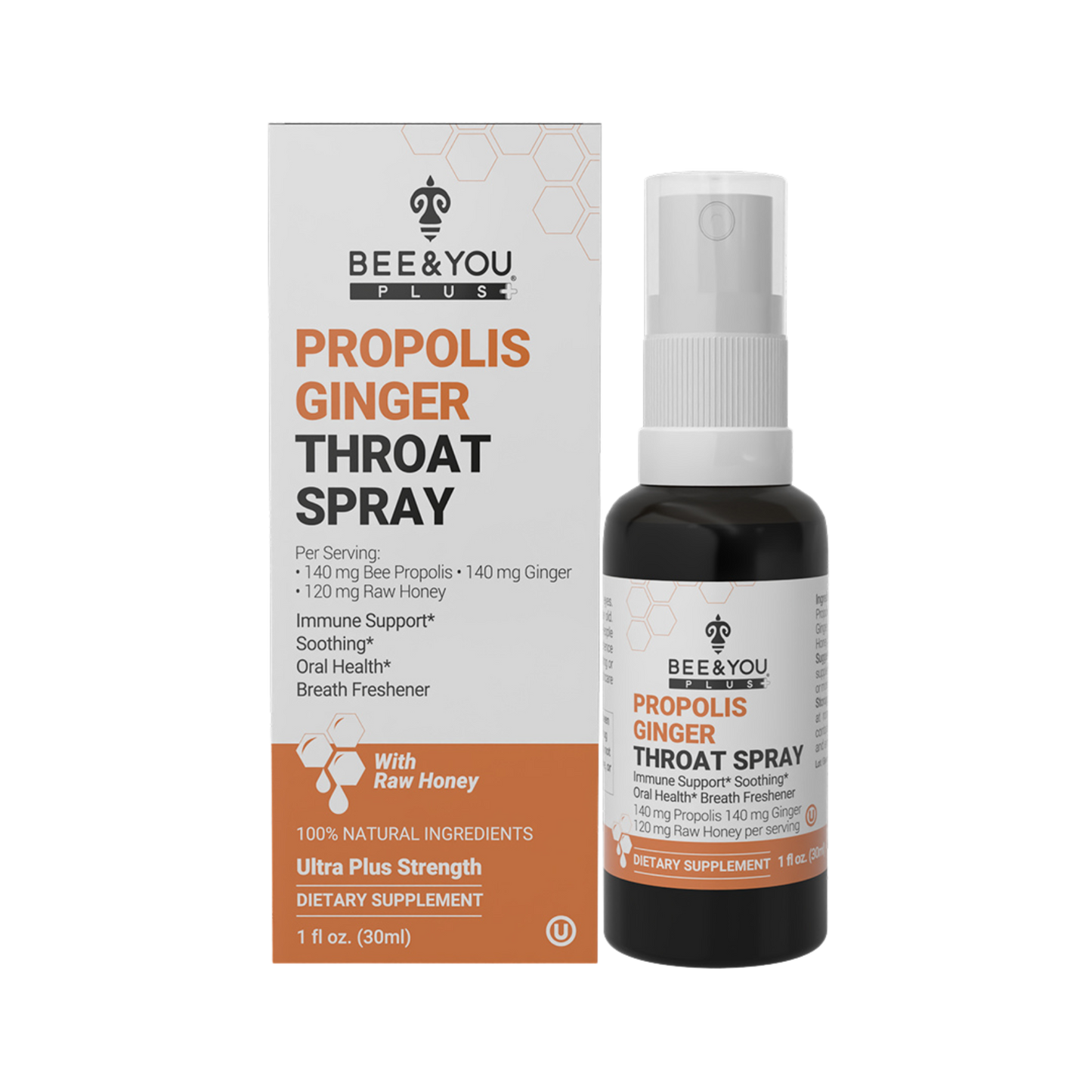 Propolis-Rachenspray mit Ingwer (30ml)