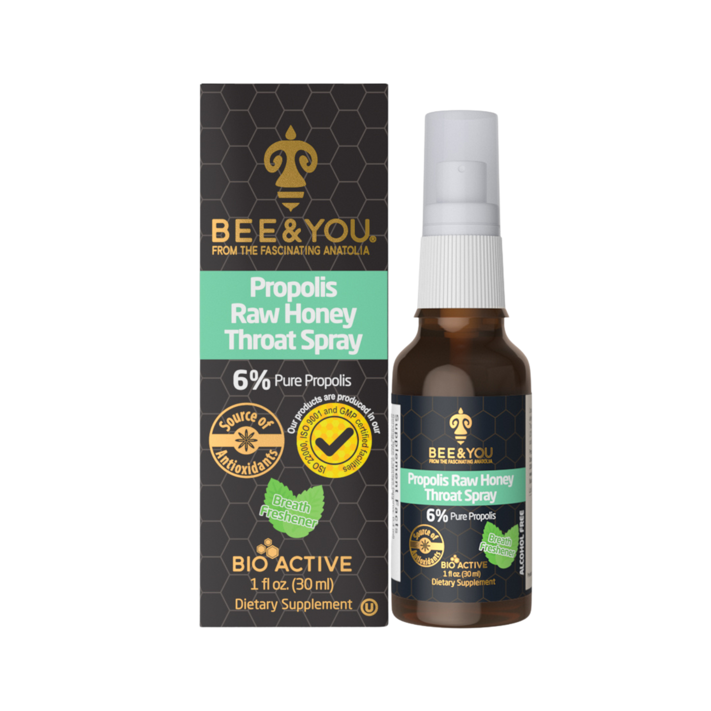Propolis-Rachenspray mit Menthol (30ml)